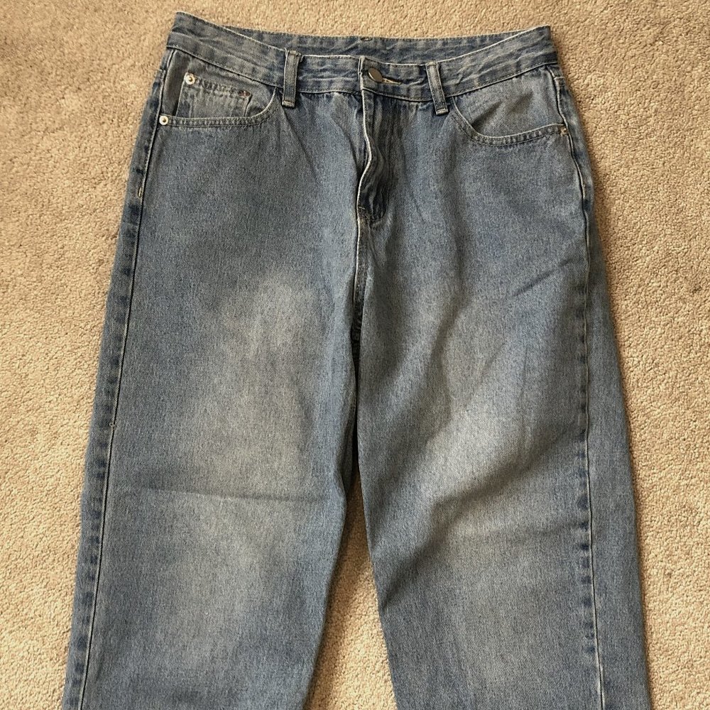 Dazy Men's Loose Fit Denim 5-Pocket Jeans, Size M (30" waist)
